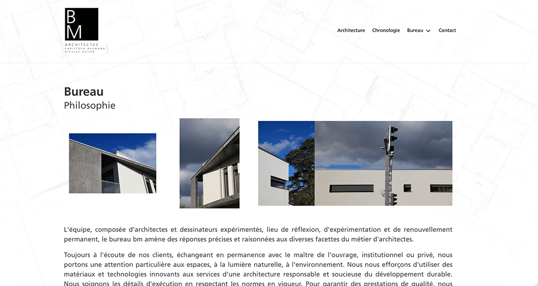 Projet BM Architectes